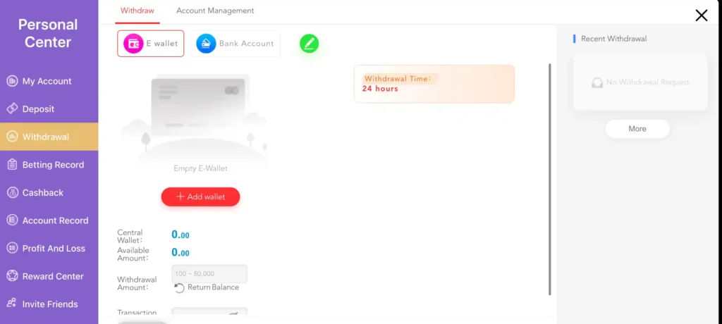 pkr spin game withdrawal method